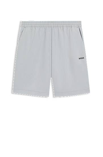 Shorts BOSS Four-Way Stretch Moisture-Wicking Shorts Grå | 50541312