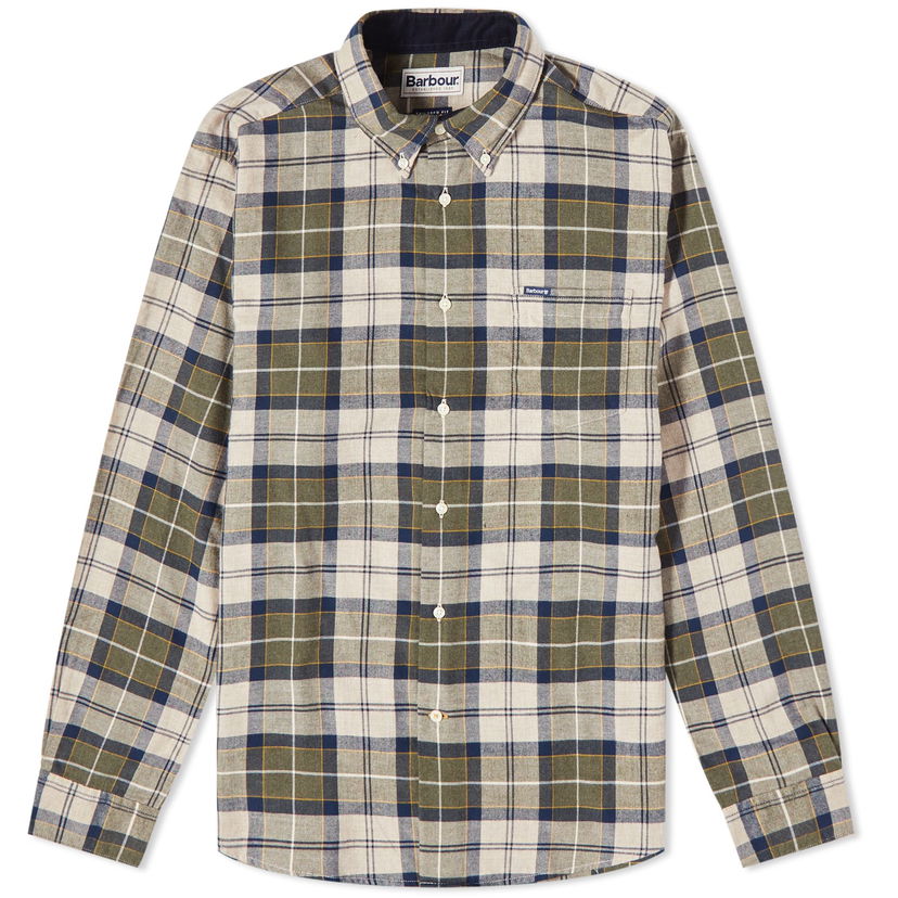 Skjorta Barbour Fortrose Tailored Plaid Flannel Shirt Flerfärgad | MSH4991TN16