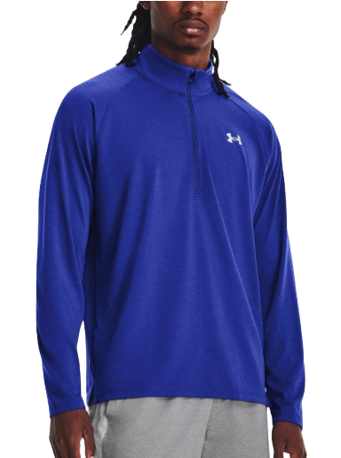T-shirt Under Armour Streaker Half Zip Mörkblå | 1361474-401