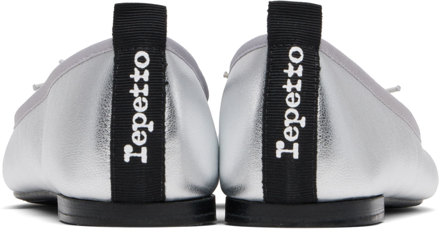 Kläder Repetto Repetto Garance Square-Toe Ballerina Flats Metallisk | V4210VEM, 1