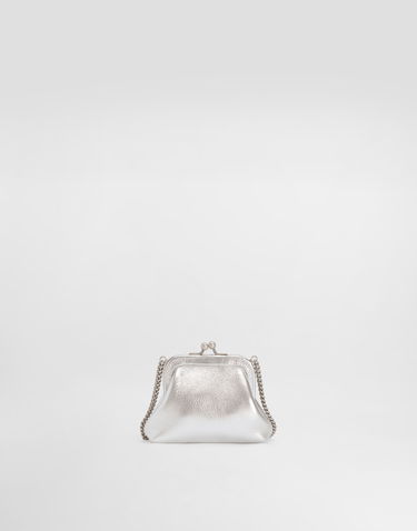 Handväska Dolce & Gabbana Jeweled Laminated Calfskin Bag Metallisk | EB0007AY81280998, 2