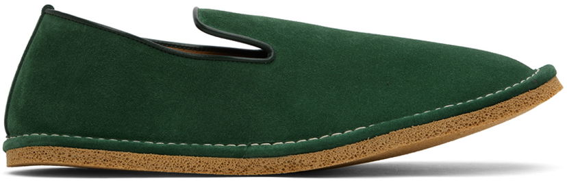 Sneakers och skor Dries Van Noten Dries Van Noten Slip-On Loafers Grön | MS231-566-108