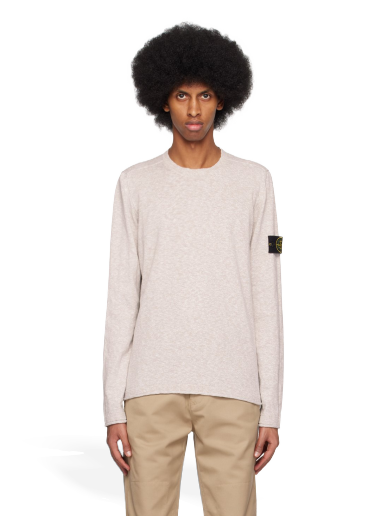 Sweater Stone Island Patch Sweater Grå | 1015502B0