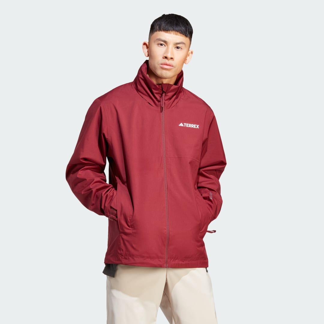 Vindjacka adidas Performance Terrex Multi RAIN.RDY 2-Layer Röd | IA1815, 0