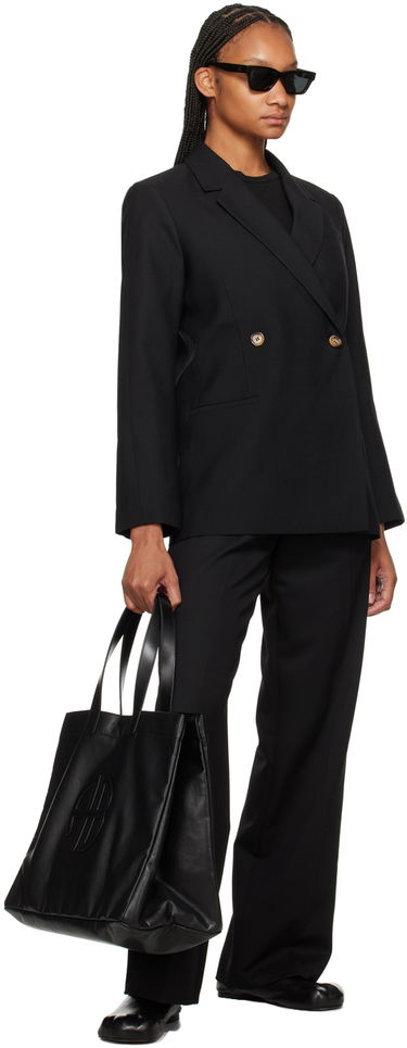 Tygpåse Anine Bing Large Leather Tote Bag Svart | A-13-2148-005, 3