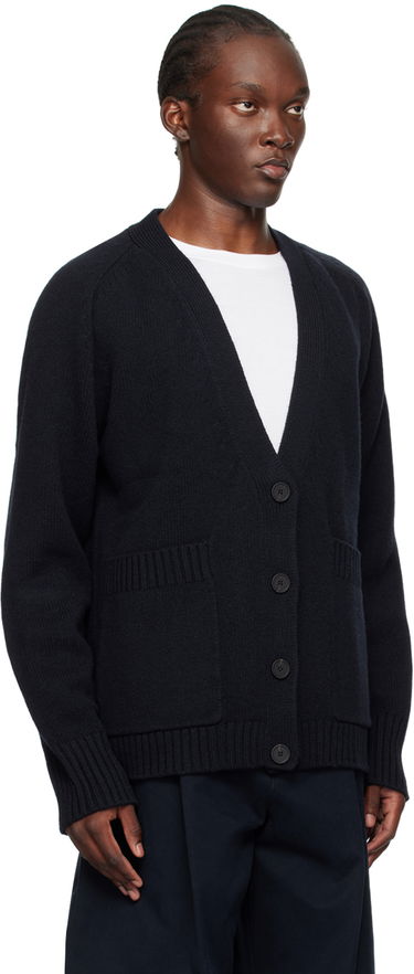 Sweater Studio Nicholson Studio Nicholson Sen Cardigan Mörkblå | SEN SNM-049, 1