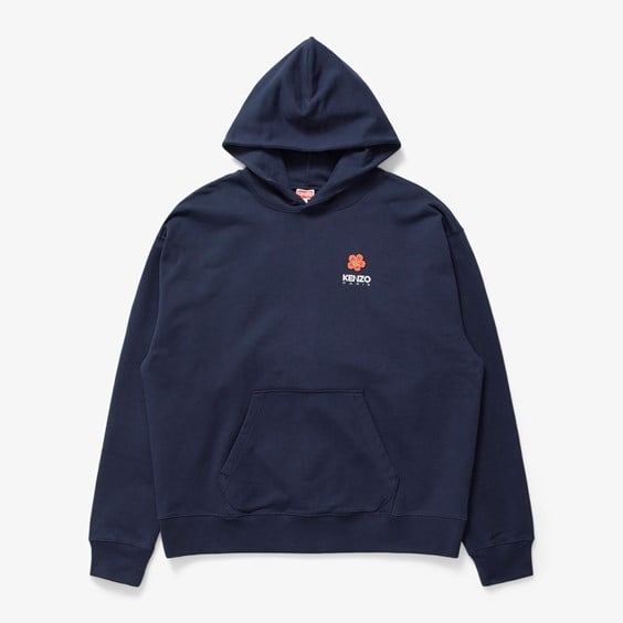 Sweatshirt KENZO Boke Flower Hoodie Mörkblå | FD55SW4444ME.77, 0