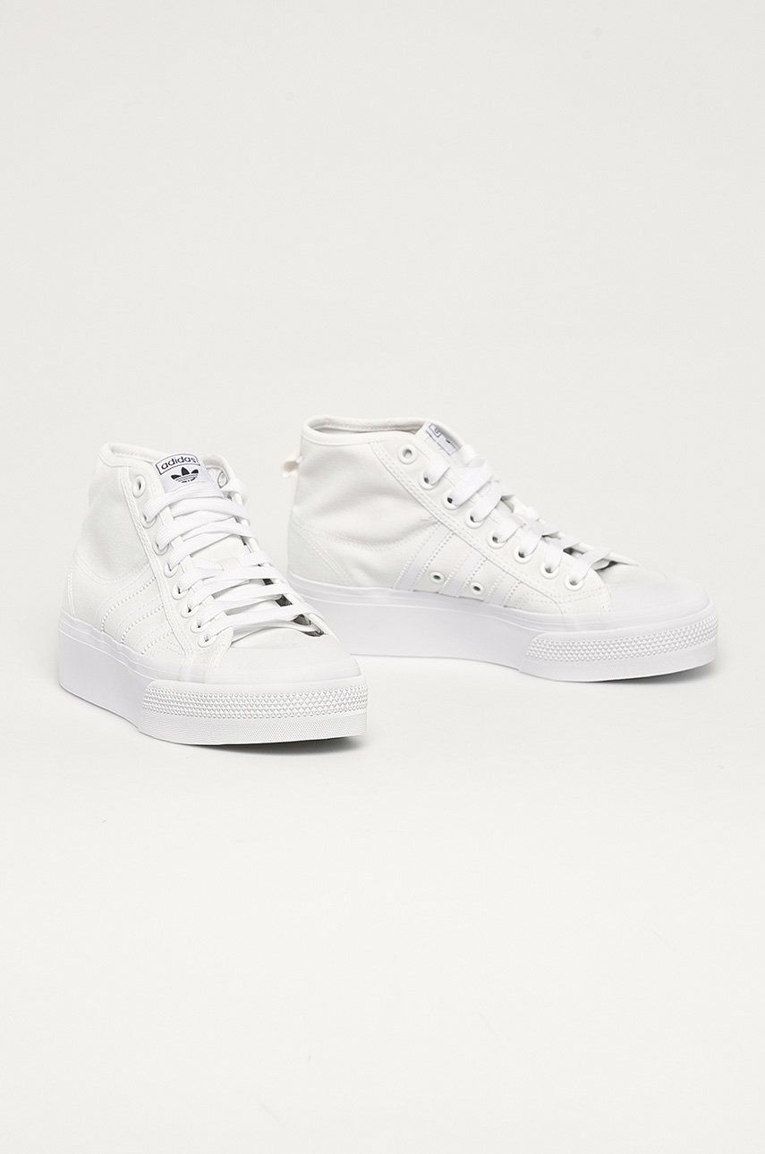 Sneakers och skor adidas Originals Nizza Platform Mid Vit | FY2782, 1