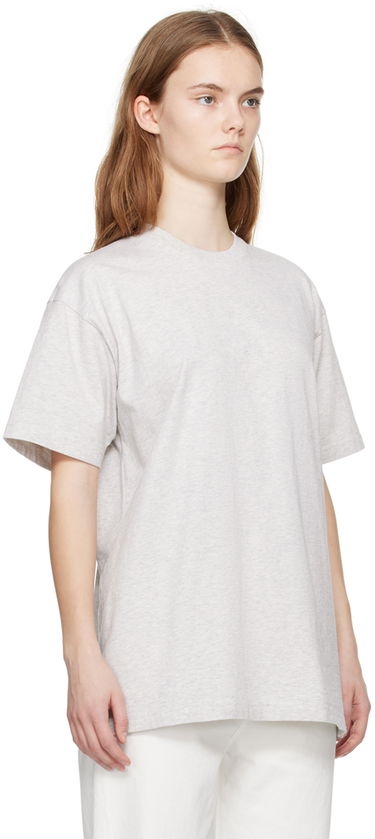 T-shirt TOTEME TOTEME Straight T-Shirt Grå | 234-WRT865-FB0092, 1