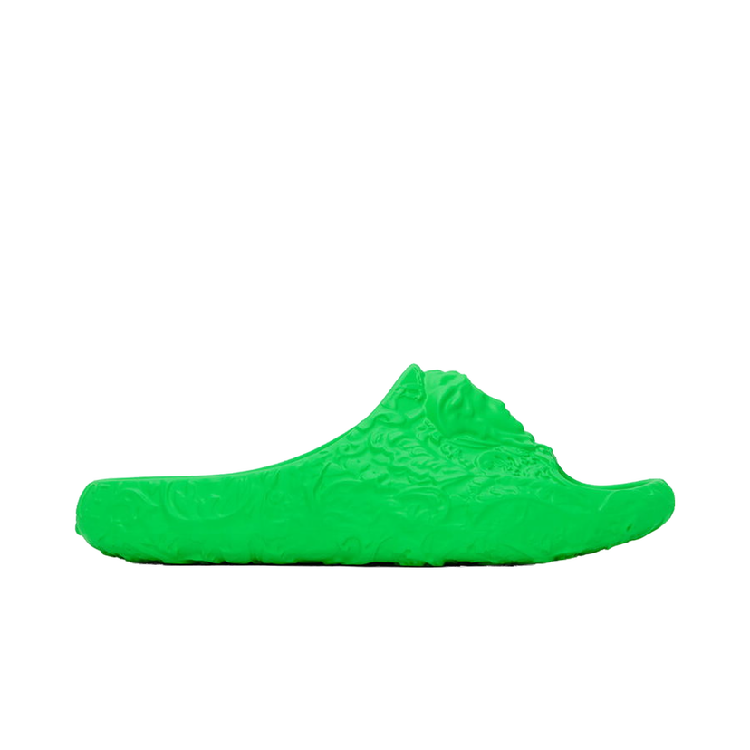 Sneakers och skor Versace Molded Barocco Pool Slide Lime Grön | 1005746 1A07014 1GE9 70035