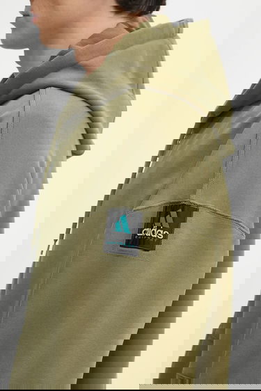 Sweatshirt adidas Performance EQT Fleece Full-Zip Hoodie Grön | JX1572, 3