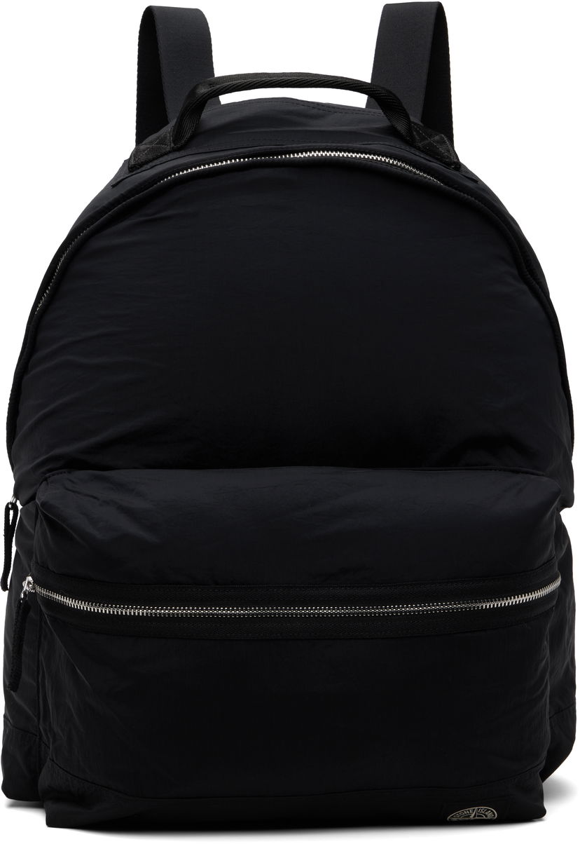 Ryggsäck Stone Island Stone Island Coated Nylon Metal ECONYL Backpack Svart | K2S15 9200014 S0251