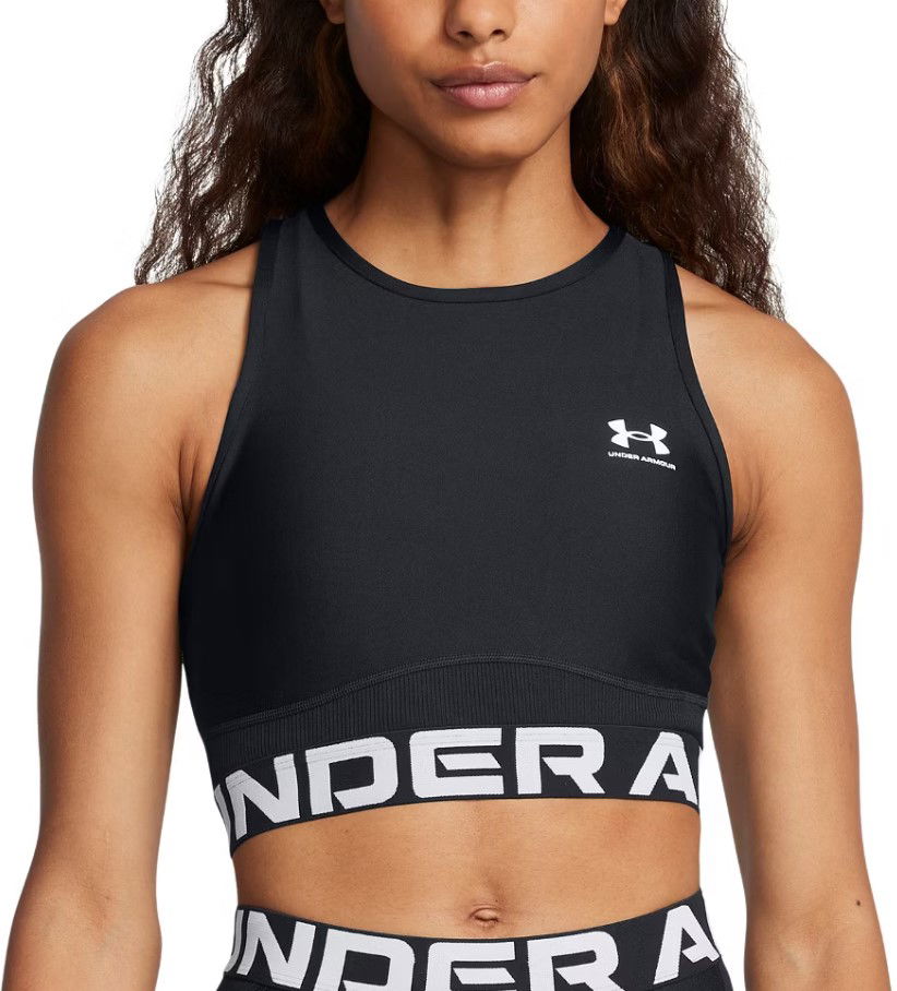 Behå Under Armour HeatGear Rib Tank Svart | 1388694-001