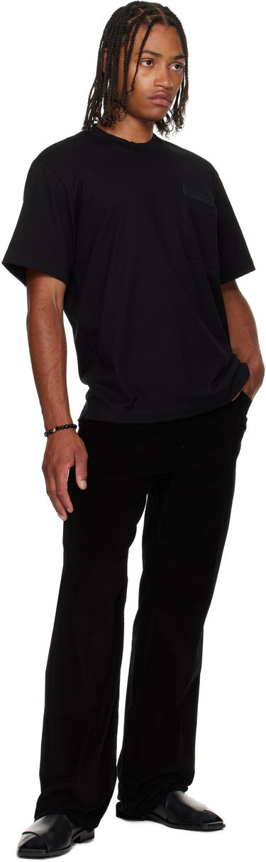 T-shirt FERRAGAMO Ferragamo Pocket T-Shirt Svart | 786361, 3