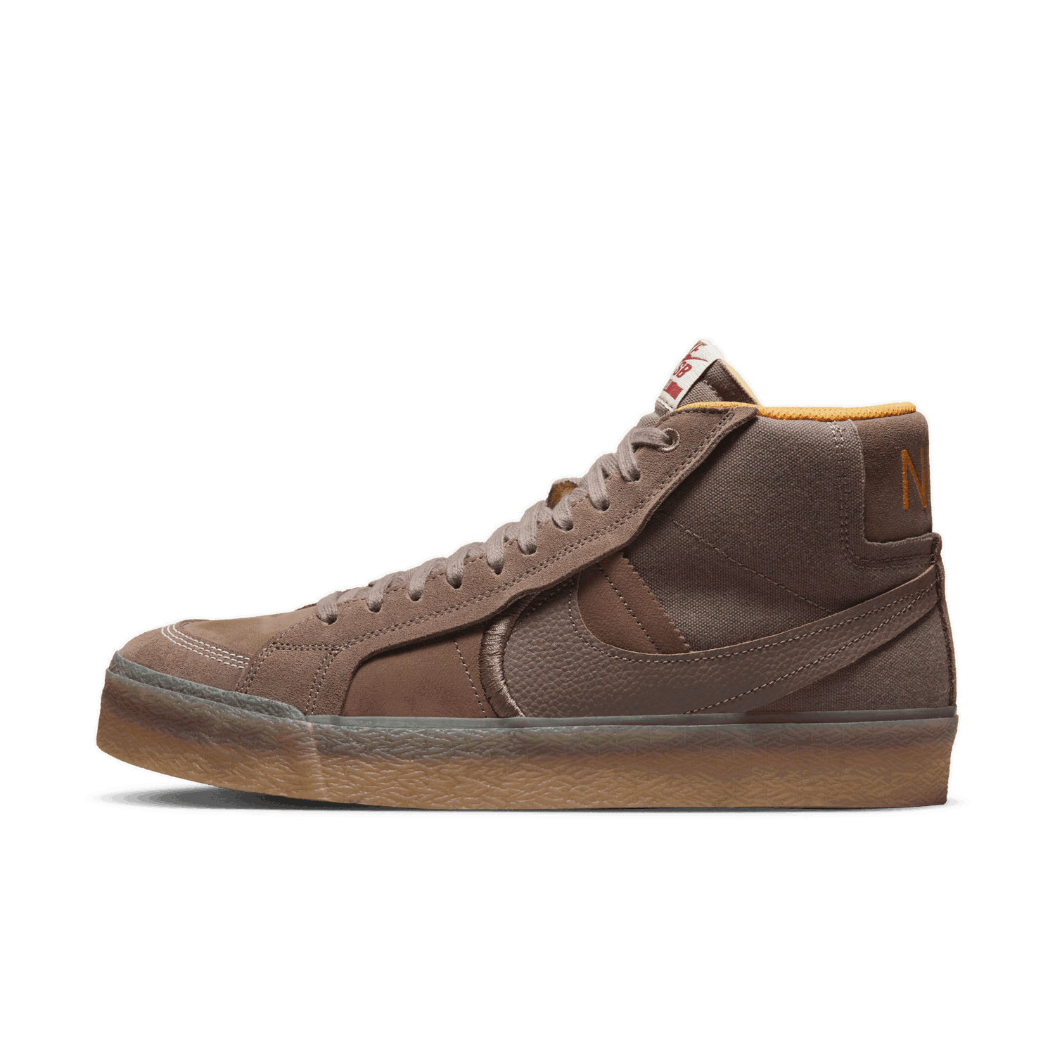 Sneakers och skor Nike SB Blazer Mid Plus Plum Eclipse Kumquat Brun | DV5468-200, 0