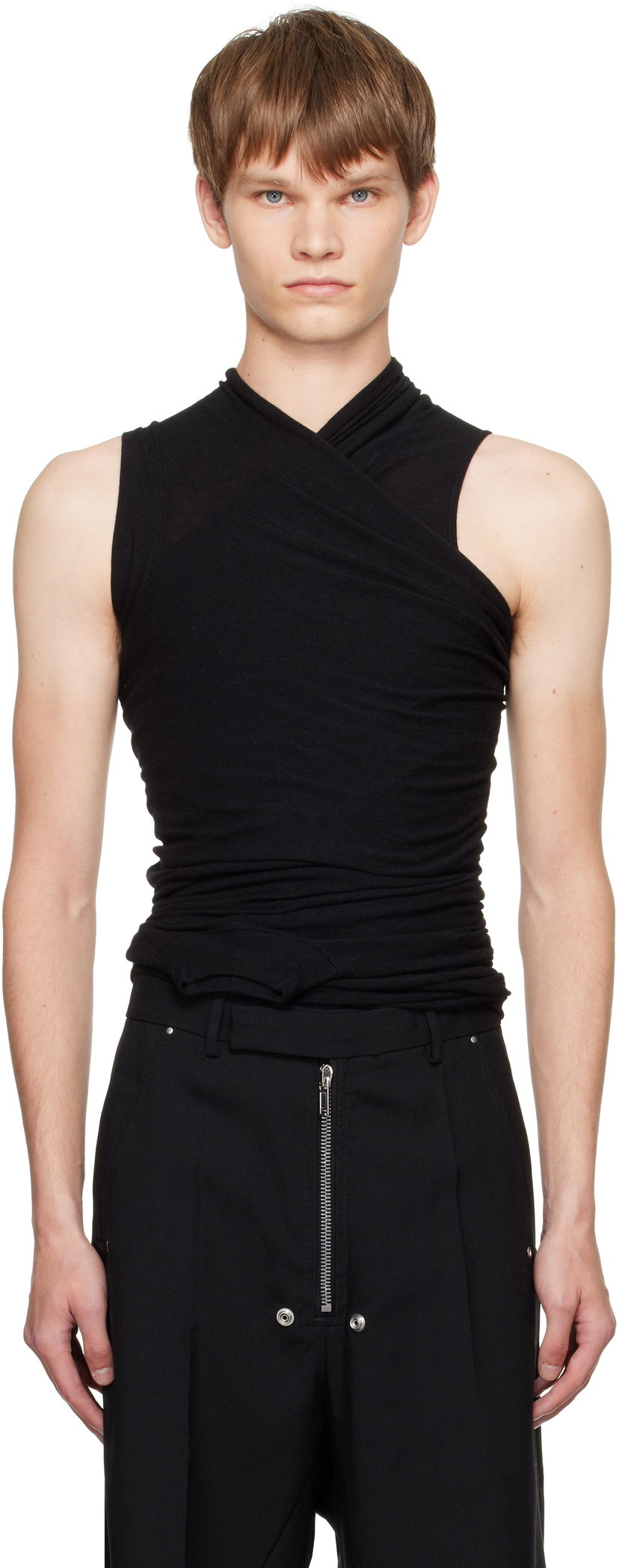 Linne Rick Owens Rick Owens Concordians Hollywood Banana Tank Top Svart | RU02E1159 JR