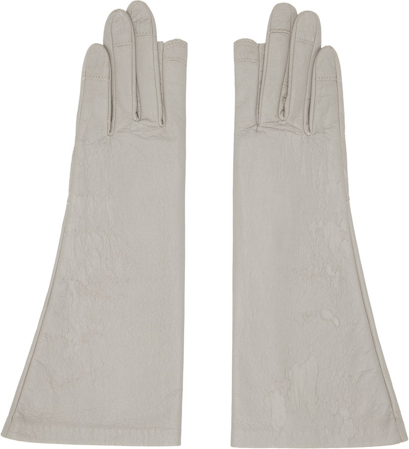Handskar Rick Owens Porterville Short Gloves Vit | RO02D3451 LBA