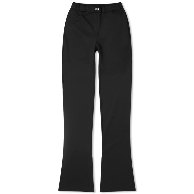 Damasker Off-White Sleek Split Leggings Svart | OWCD023C99JER0011001