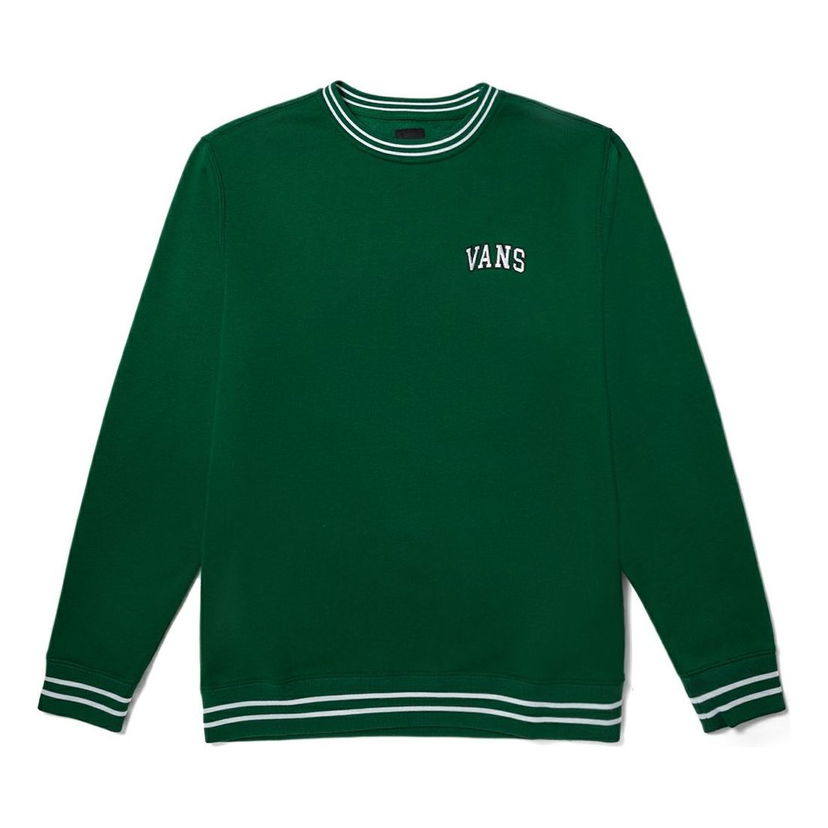 Sweater Vans Varsity Pullover Crew Fleece Grön | VN0006F907W