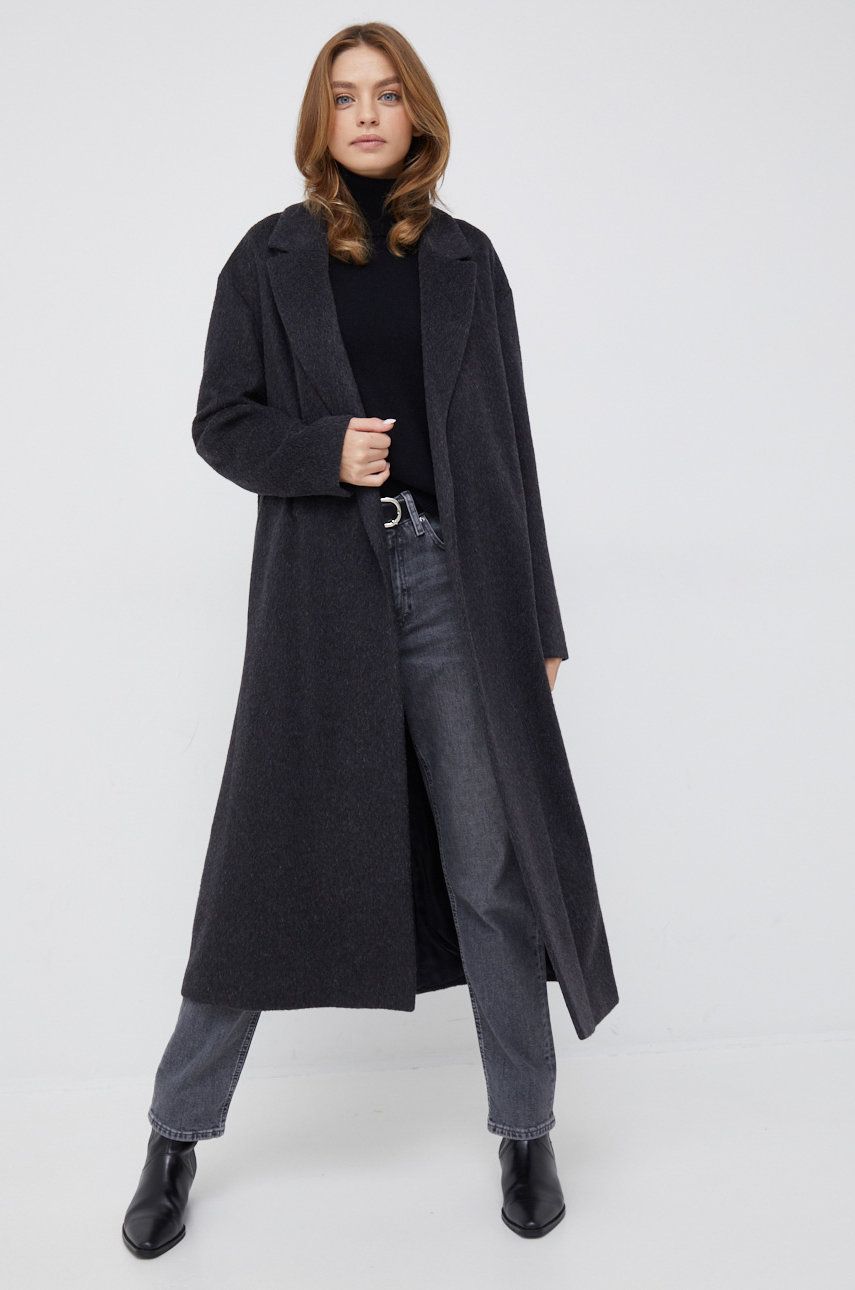 Rockar CALVIN KLEIN Coat Svart | K20K204951.9BYY, 0