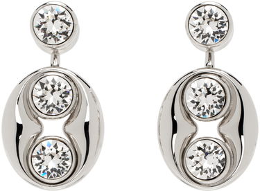 Örhängen Amina Muaddi Crystal Drop Earrings Metallisk | IRIS EARRING, 0