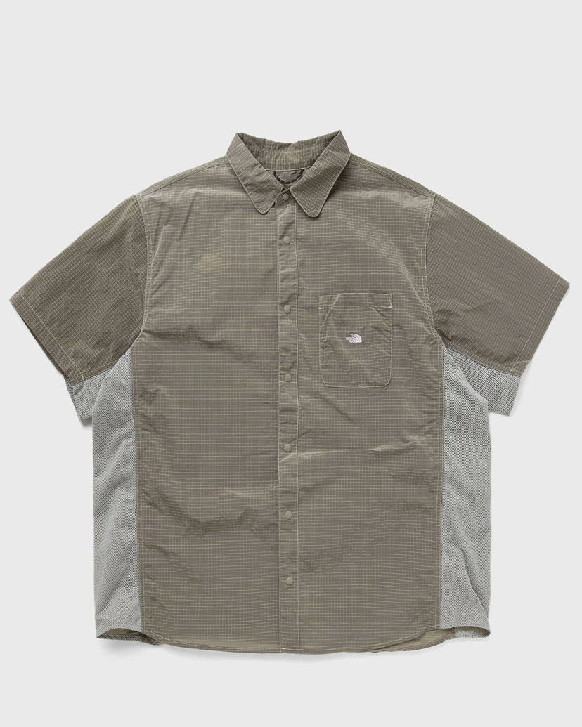 Skjorta The North Face Short Sleeve Mixed Fabric Shirt Grön | NF0A8CKH3X41
