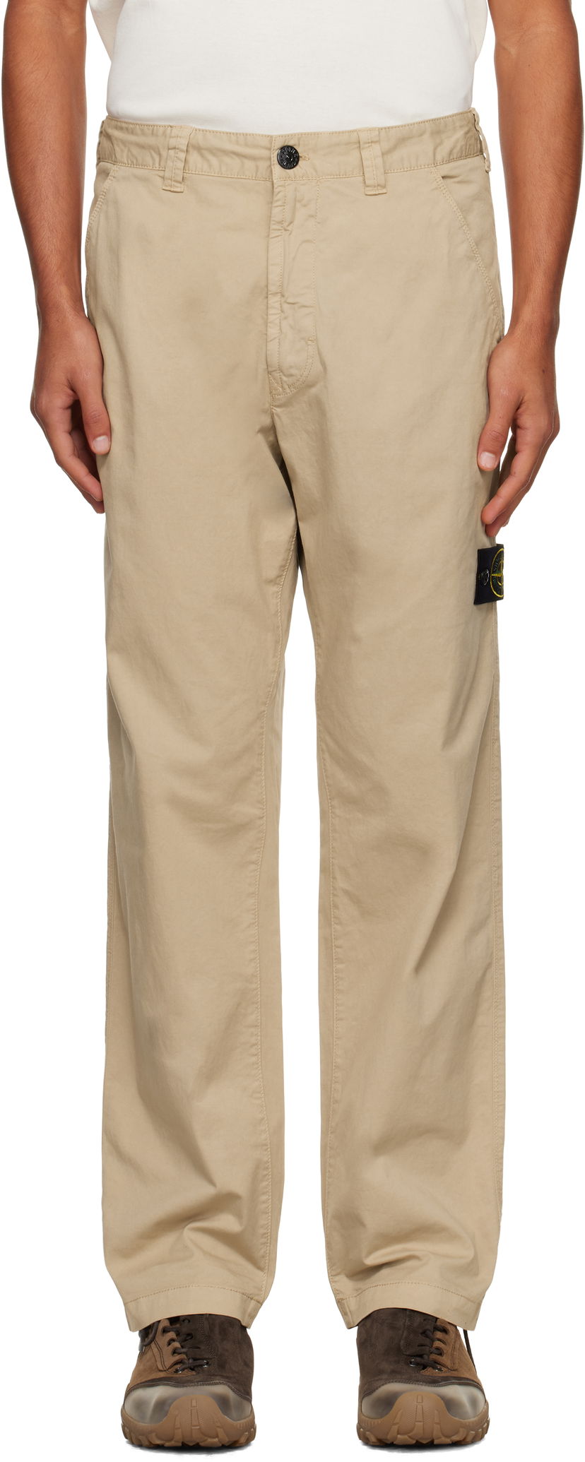 Byxor Stone Island Stone Island Trousers Beige | K2S15 3100035 S0A10