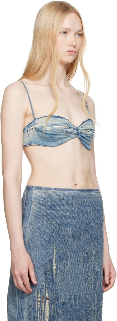 Kjol Diesel Diesel De-Ouchy-S Denim Bra Top Blå | A16308 0ABDD, 1