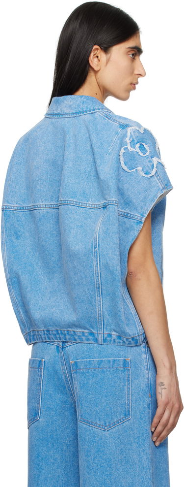 Väst Marni Marni Dilies Patch Denim Vest Blå | JKJD0315QS USCX34, 2