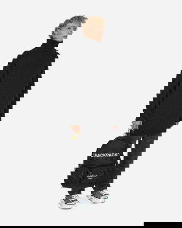 Sweater Off-White Micro Bouclé Knit Turtleneck Black Svart | OMHF039F22KNI001 1010, 4