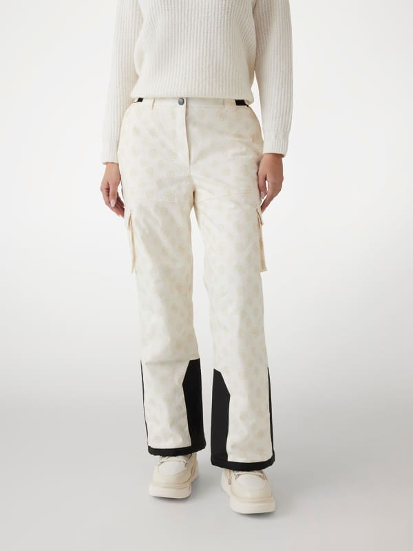 Cargo byxor GUESS Logo Ski Pants Vit | W4PB60WH0K0