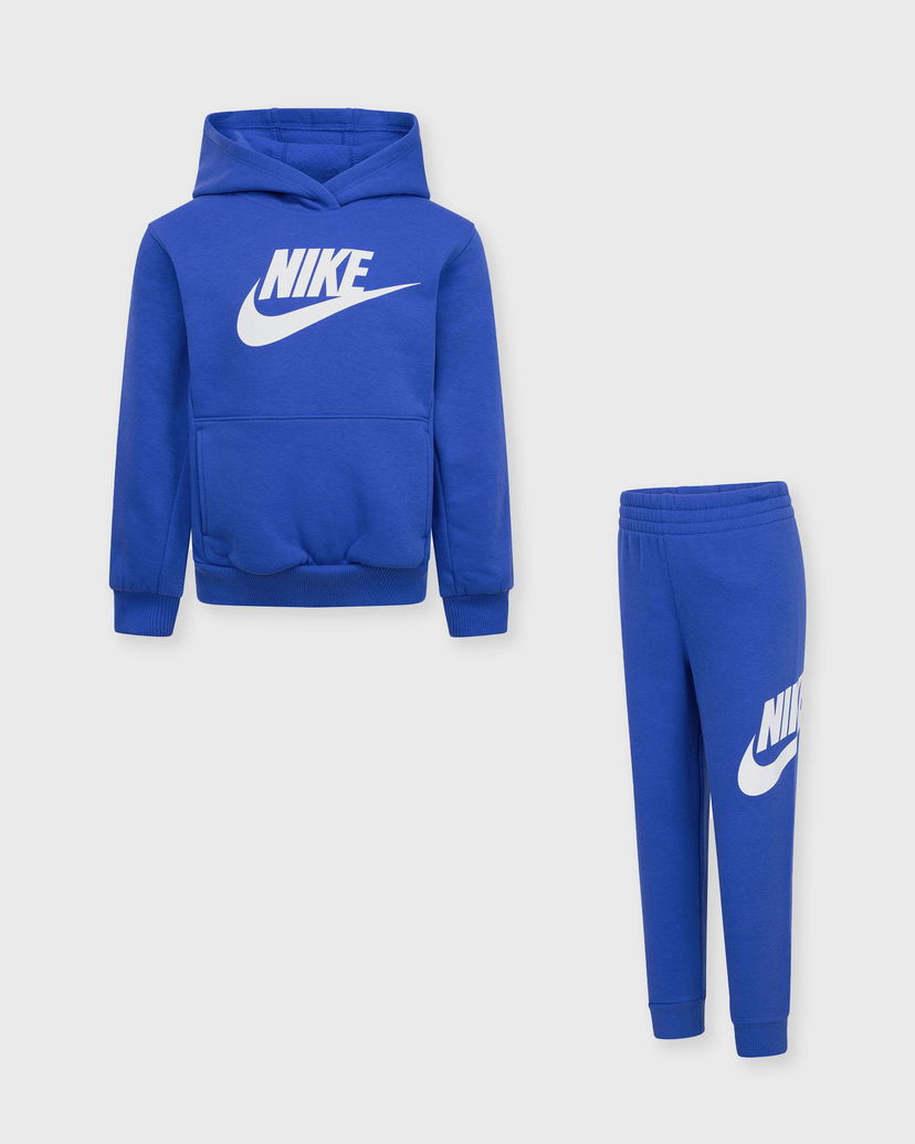 Träningsoverall Nike Club Fleece Hoodie and Pants Set Blå | 86L135-U89