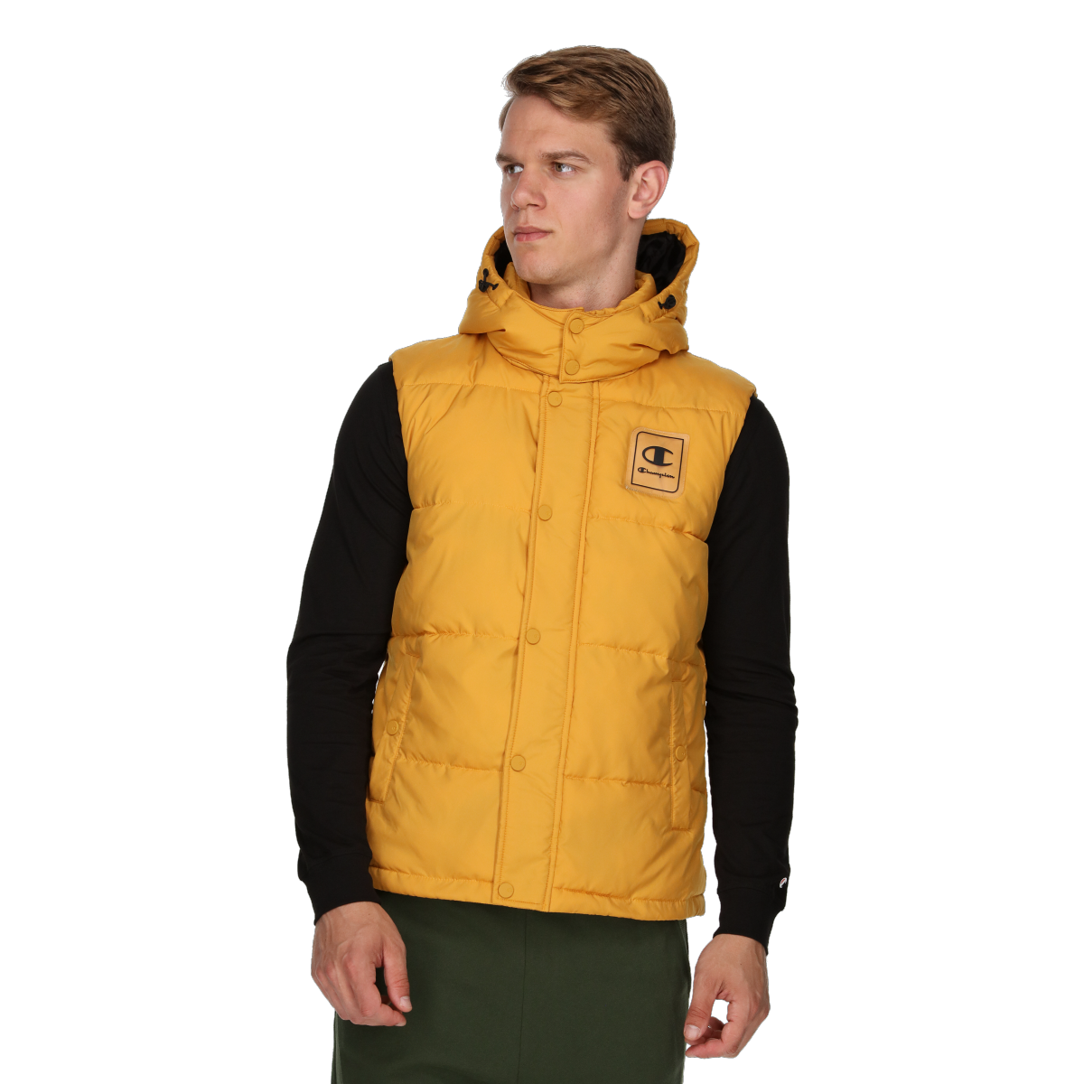 Väst Champion Puffer Hooded Vest Gul | CHA233M500-04, 0