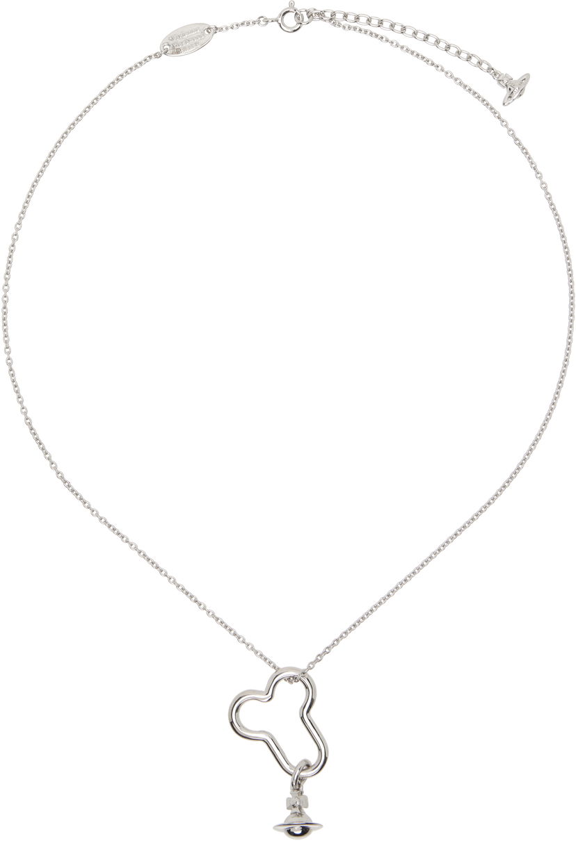 Halsband Vivienne Westwood Vivienne Westwood Karla Pendant Necklace Metallisk | 630203FL-01P019-