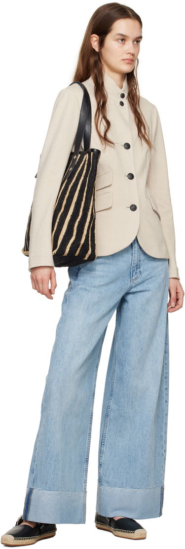 Jeans rag & bone Rag & Bone Sofie Wide Leg Jeans Blå | WDD24S2993BOMA, 3