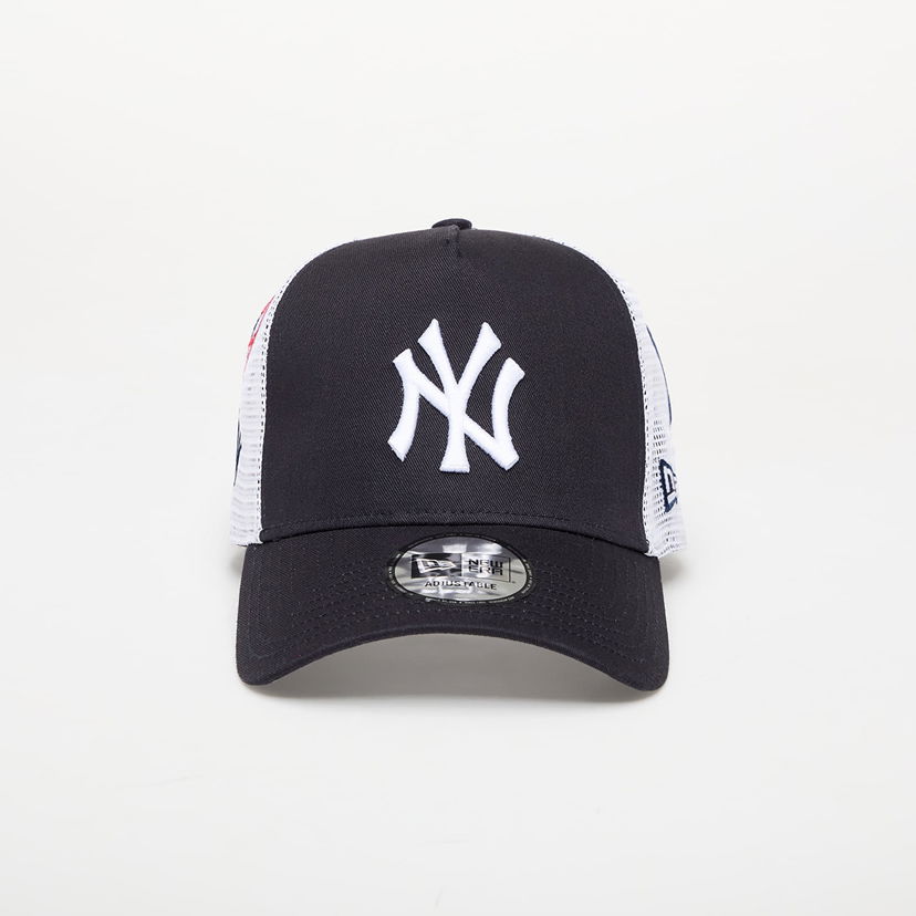 Keps New Era 9FORTY A-Frame Trucker MLB Multi Patch New York Yankees Cap Mörkblå | 60667553