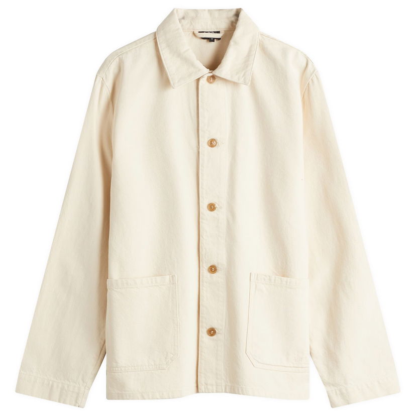 Skjorta A.P.C. Kerlouan Work Jacket, Size Small Beige | COHGM-H03205-AAD