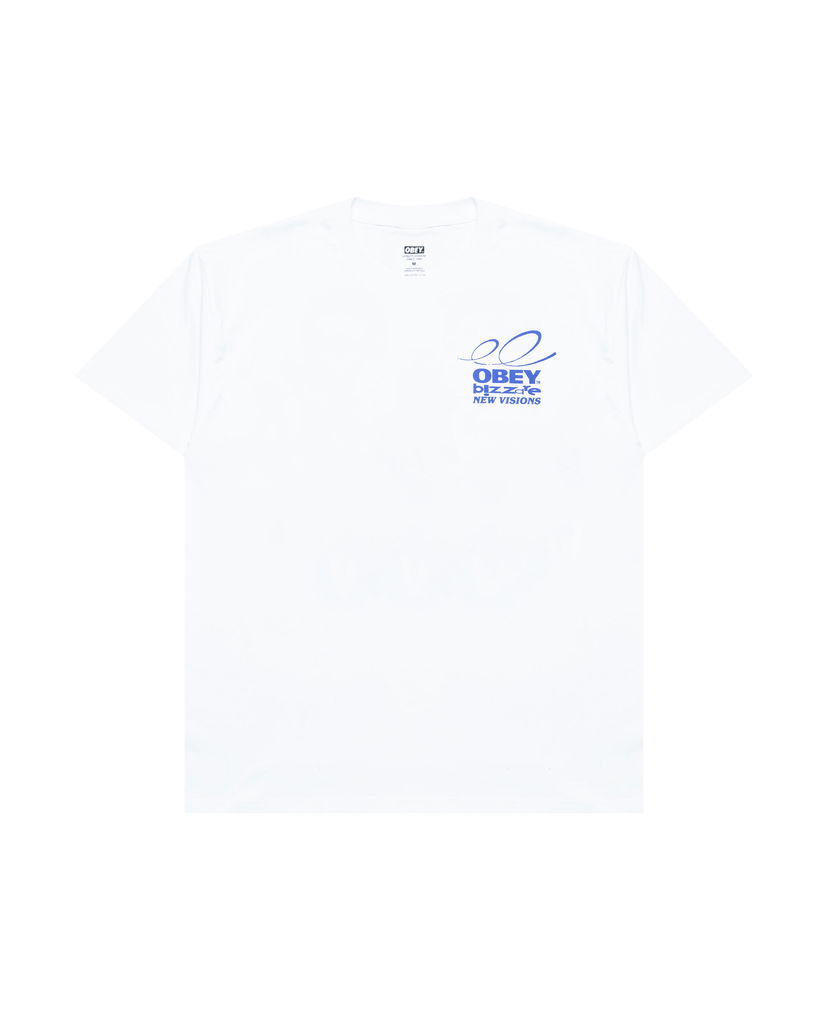 T-shirt OBEY Obey Bizarre New Visions T-Shirt Vit | 165264057-WHT