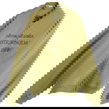 Bomberjacka Acne Studios Men's Fiah U Zip 1996 Bomber Jacket, Size Small Grön | CI0189-AB7, 1