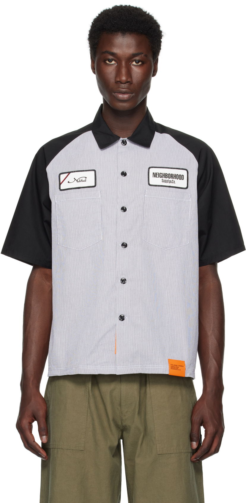 Skjorta Neighborhood Neighborhood Classic Work Shirt Vit | 251TSNH-SHM04