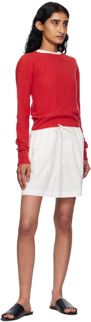 Shorts Baserange Baserange Kolla Drawstring Shorts Vit | SHKO-PO-000, 3