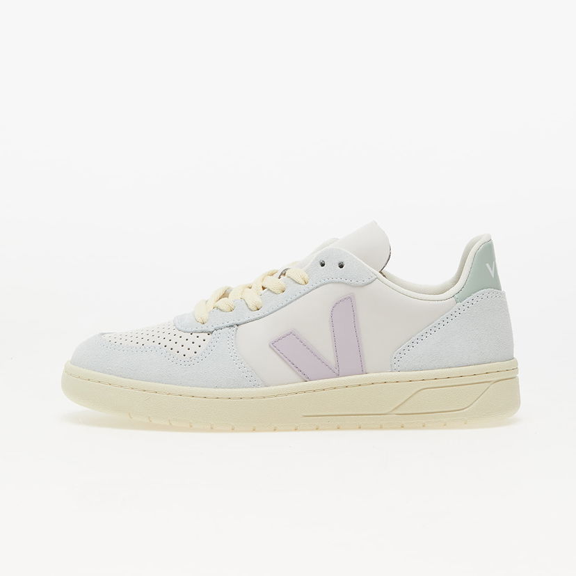 Sneakers och skor Veja V-10 Leather "Blue" Vit | VX0203475A