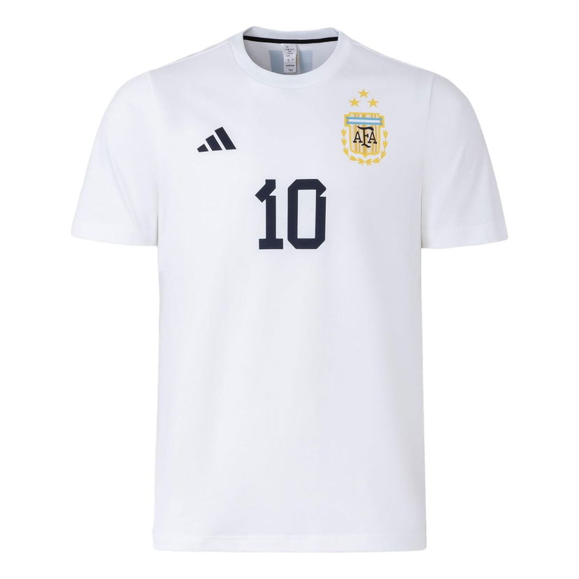 T-shirt adidas Originals Messi Name And Number Tee Vit | IW3614