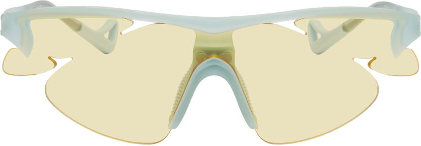 Solglasögon Post Archive Faction (PAF) POST ARCHIVE FACTION District Vision Junya Racer Sunglasses Gul | DVG003-PAF