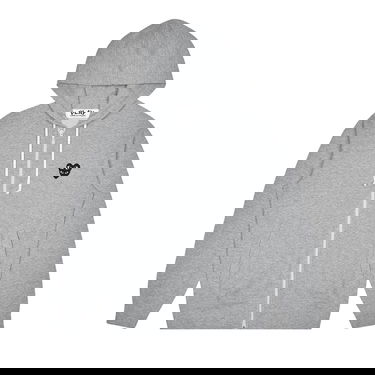 Sweatshirt Comme des Garçons PLAY Stacked Heart Zip Hoodie Grå | AZ T302 051 1, 1