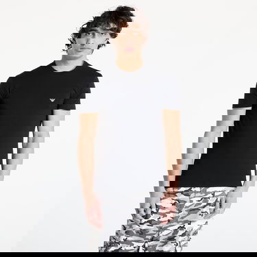 T-shirt Emporio Armani Knit Crew Neck T-Shirt Svart | 111971 4F526 00020, 0