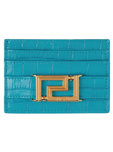 Plånbok Versace Greca Goddess Card Holder Blå | 1007218_1A08724