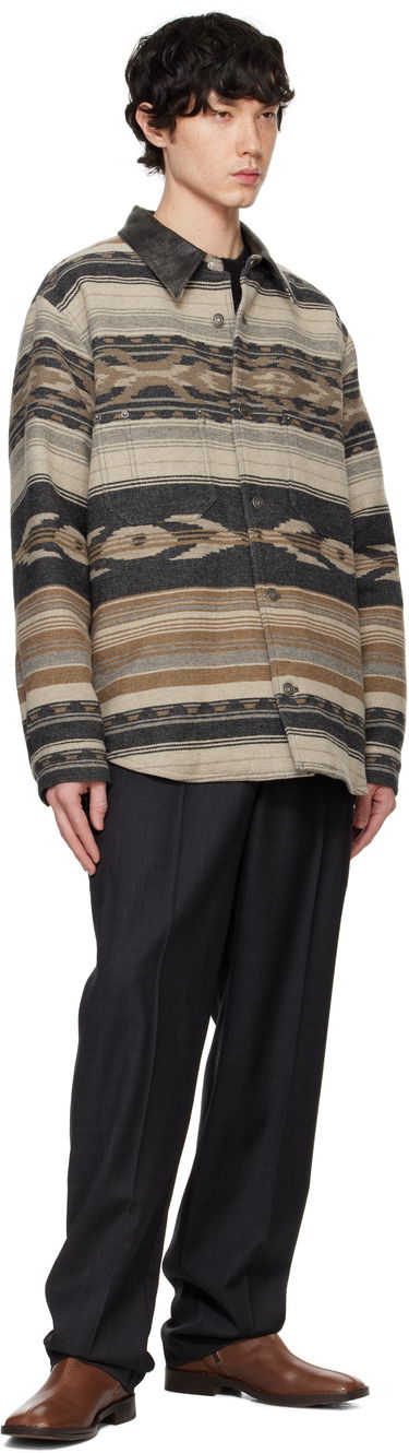 Skjorta ISABEL MARANT Isabel Marant Dalton Patterned Jacket Beige | 25PVE0501HA-C1D01H, 3