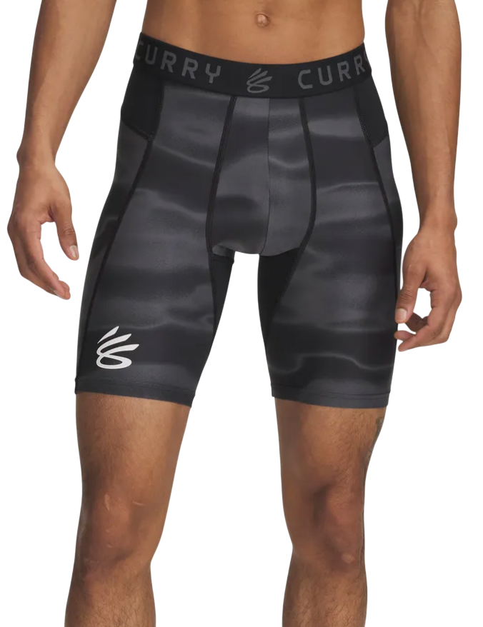 Shorts Under Armour UA Curry HG Printed Compression Shorts Svart | 1379829-003