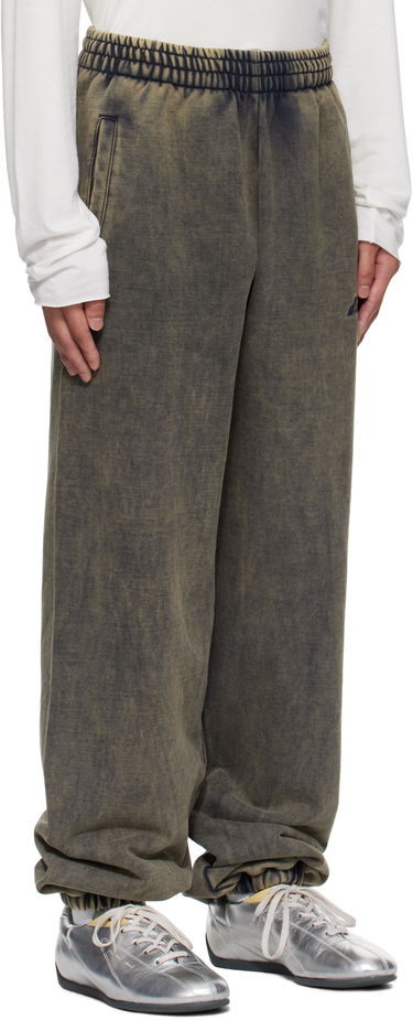 Träningsbyxor We11done We11done Teddy ID Jogger Sweatpants Grön | WD-TA2-25-708-U-CH, 1